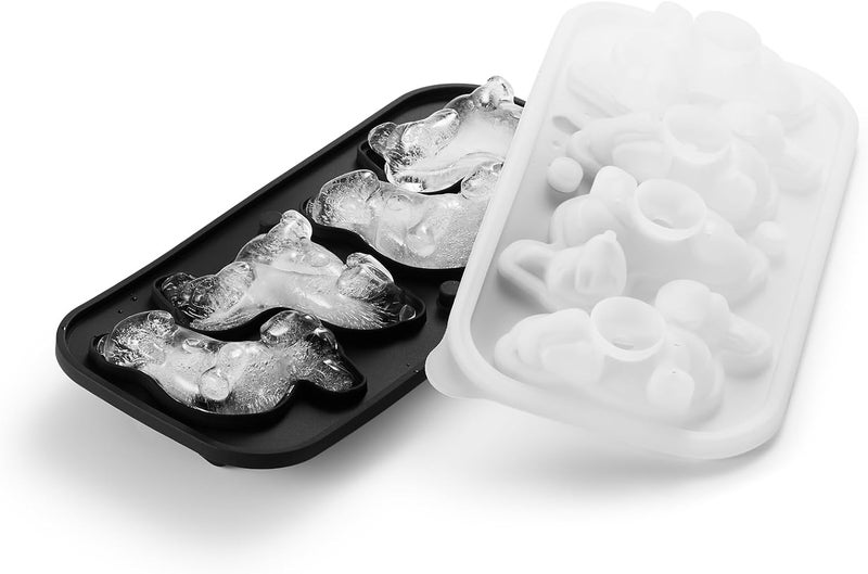 ACOOKEE 3D Dachshund Dog Ice Cube Mold, 4 Hole Fun Shapes Large Dachshund Dog Ice Cube Tray for Whiskey,Cocktail,Bourbon, Cute Novelty Dachshund Gifts for Women, BPA Free - Image 5